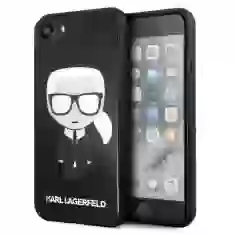 Чехол Karl Lagerfeld Iconic Karl Glitter для iPhone SE 2022/SE 2020 | 8 | 7 Black (KLHCI8DLFKBK)