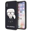 Чохол Karl Lagerfeld Iconic Karl Glitter для iPhone X | XS Black (KLHCPXDLFKBK)