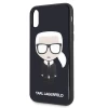 Чохол Karl Lagerfeld Iconic Karl Glitter для iPhone X | XS Black (KLHCPXDLFKBK)