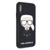 Чохол Karl Lagerfeld Iconic Karl Glitter для iPhone X | XS Black (KLHCPXDLFKBK)