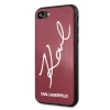 Чохол Karl Lagerfeld Signature Glitter для iPhone SE 2020/8/7 Red (KLHCI8DLKSRE)