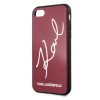 Чехол Karl Lagerfeld Signature Glitter для iPhone SE 2020/8/7 Red (KLHCI8DLKSRE)