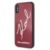 Чехол Karl Lagerfeld Signature Glitter для iPhone X | XS Red (KLHCPXDLKSRE)