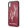 Чохол Karl Lagerfeld Signature Glitter для iPhone X | XS Red (KLHCPXDLKSRE)