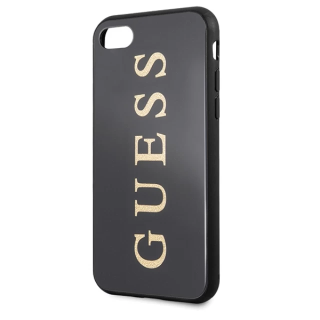 Чохол Guess Classic Double Layer Glitter для iPhone SE 2022/SE 2020 | 8 | 7 Black (GUHCI8TGGGBK)