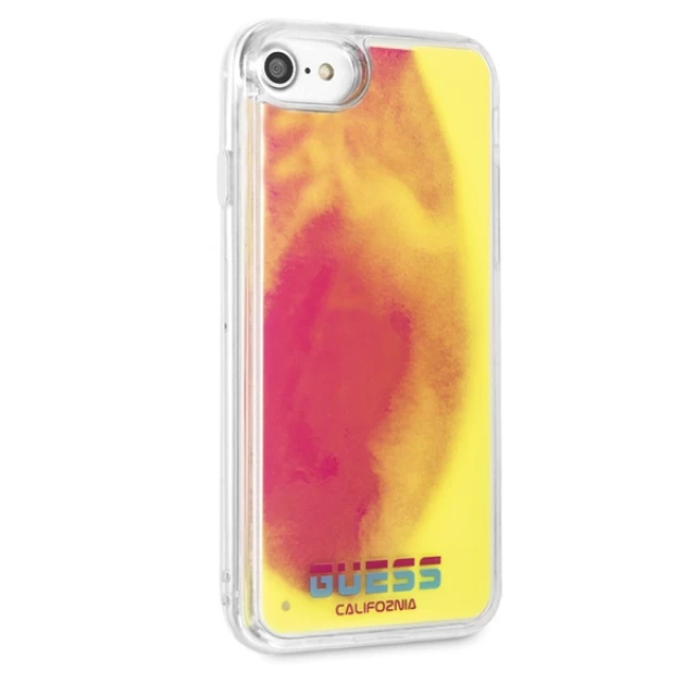 Чехол Guess California Glow In The Dark для iPhone 7 | 8 | SE 2020 Pink (GUHCI8GLCPI)