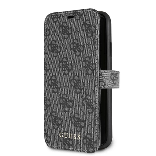 Чехол-книжка Guess 4G для iPhone XR Grey (GUFLBKI614GG)