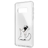 Чохол Karl Lagerfeld Fun Choupette для Samsung Galaxy S10e G970 Transparent (KLHCS10LCFNRC)