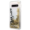 Чохол Karl Lagerfeld Glitter для Samsung Galaxy S10 G973 Black/Gold (KLHCS10ROGO)