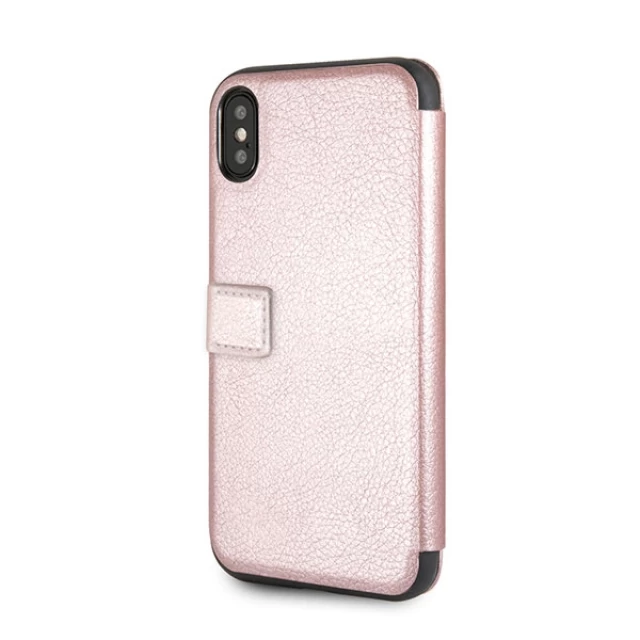 Чехол Guess Iridescent для iPhone X | XS Rose Gold (GUFLBKPXIGLRG)