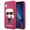 Чехол Karl Lagerfeld Silicone Ikonik для iPhone XR Fushia (KLHCI61SLFKFU)