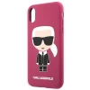 Чехол Karl Lagerfeld Silicone Ikonik для iPhone XR Fushia (KLHCI61SLFKFU)