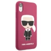 Чехол Karl Lagerfeld Silicone Ikonik для iPhone XR Fushia (KLHCI61SLFKFU)