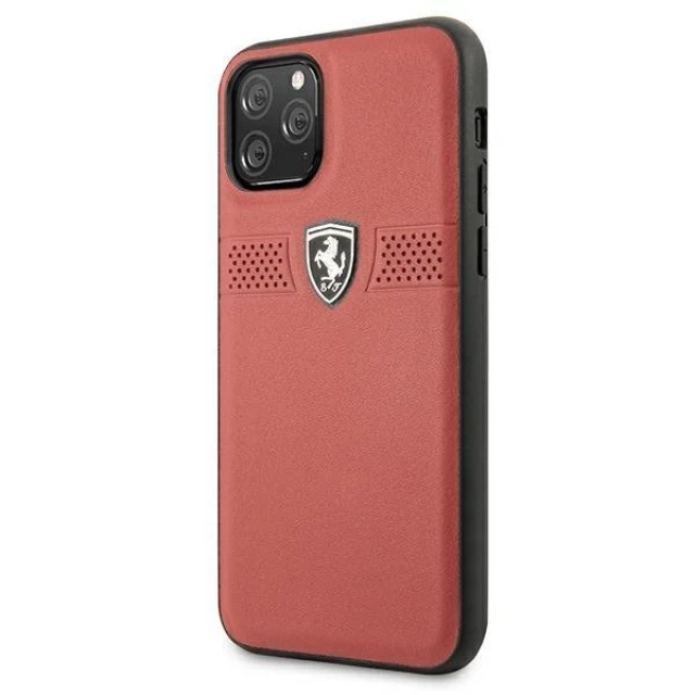 Чохол Ferrari для iPhone 11 Pro Off Track Leather Red (FEOBAHCN58RE)