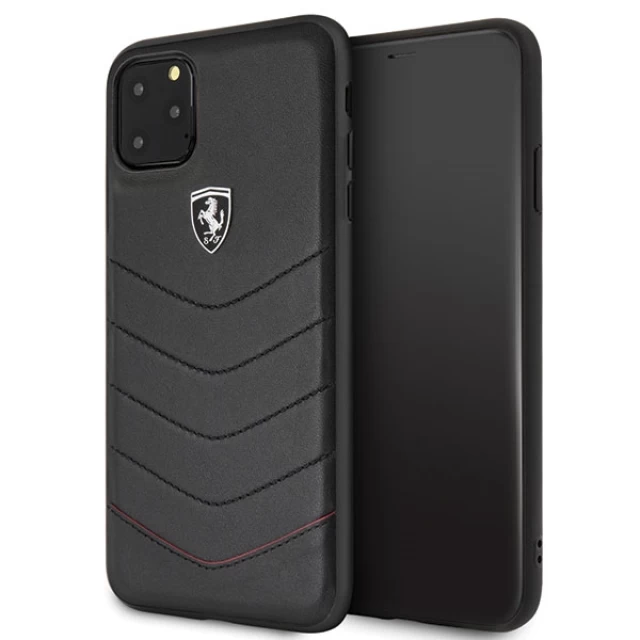 Чохол Ferrari для iPhone 11 Pro Max Off Track Quilted Black (FEHQUHCN65BK)
