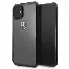Чехол Ferrari для iPhone 11 | XR Carbon Heritage Black (FEHCAHCN61BK)
