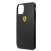 Чохол Ferrari для iPhone 11 Pro On Track Carbon Effect Black (FESPCHCN58CBBK)