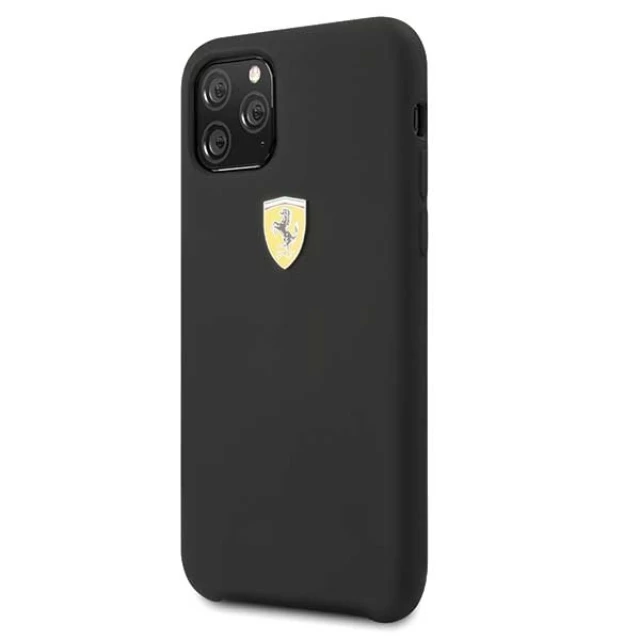 Чехол Ferrari для iPhone 11 Pro Max Silicone Black (FESSIHCN65BK)