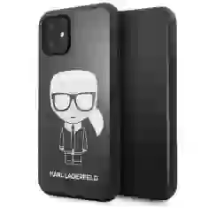 Чохол Karl Lagerfeld Iconic Karl Glitter для iPhone 11 Black (KLHCN61DLFKBK)
