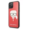 Чохол Karl Lagerfeld Glitter Karl's Head для iPhone 11 Pro Red (KLHCN58DLHRE)