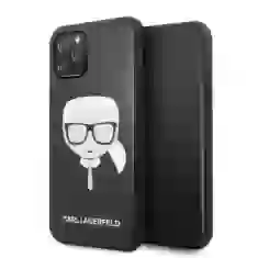 Чохол Karl Lagerfeld Glitter Karl's Head для iPhone 11 Pro Black (KLHCN58DLHBK)