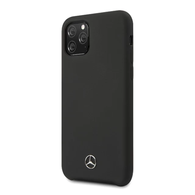 Чехол Mercedes Silicone Line для iPhone 11 Pro Black (MEHCN58SILBK)