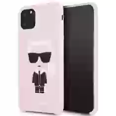 Чехол Karl Lagerfeld Silicone Iconic для iPhone 11 Pro Max Light Pink (KLHCN65SLFKPI)
