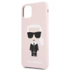 Чохол Karl Lagerfeld Silicone Iconic для iPhone 11 Pro Max Light Pink (KLHCN65SLFKPI)