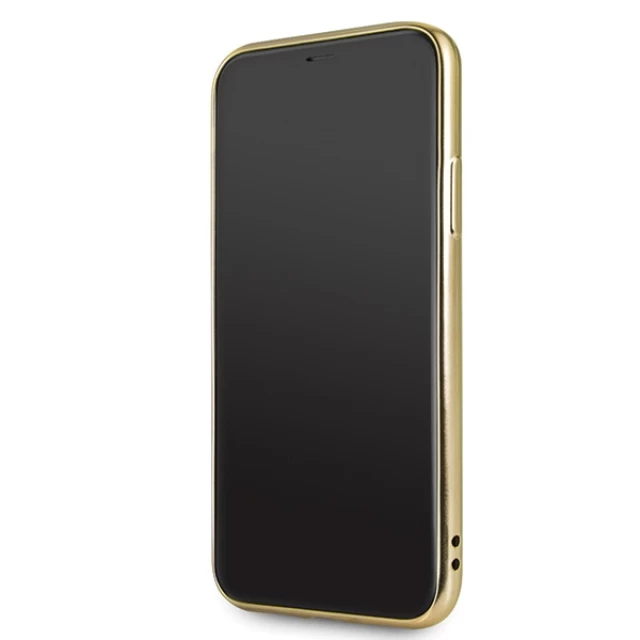 Чохол Guess 4G Peony Liquid Glitter для iPhone 11 Pro Gold (GUHCN58PEOLGGO)