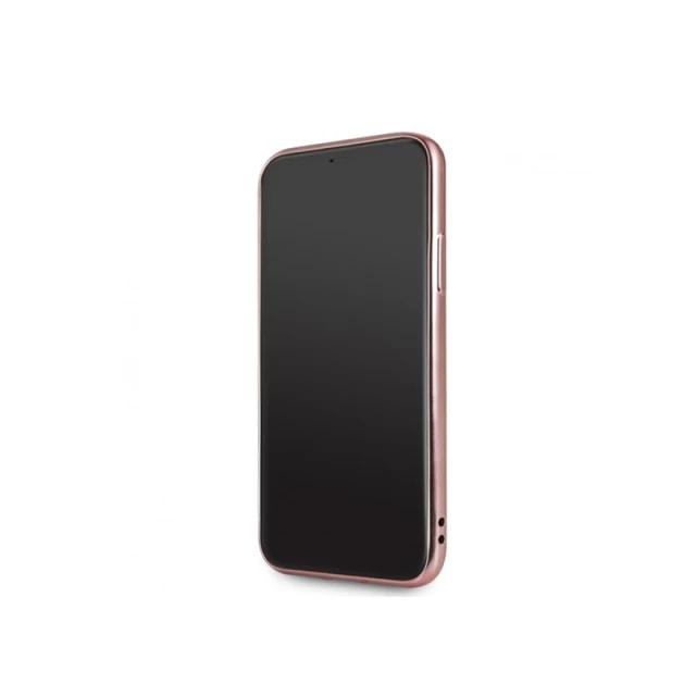 Чехол Guess 4G Peony Liquid Glitter для iPhone 11 Rose Gold (GUHCN61PEOLGPI)