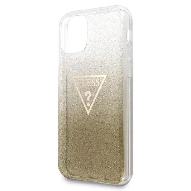 Чехол Guess Glitter Triangle для iPhone 11 Pro Max Gold (GUHCN65SGTLGO)
