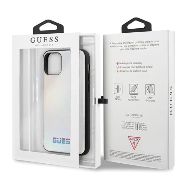 Чохол Guess Iridescent для iPhone 11 Pro Max Silver (GUHCN65BLD)