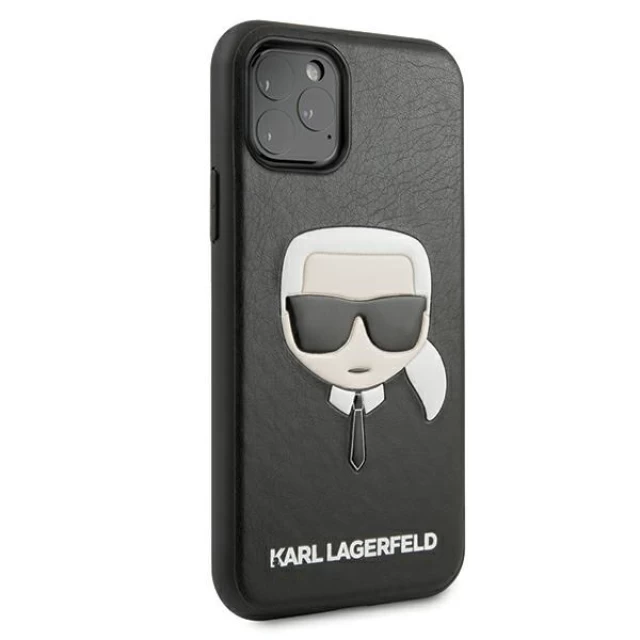Чохол Karl Lagerfeld Ikonik Karl's Head для iPhone 11 Pro Black (KLHCN58KHBK)