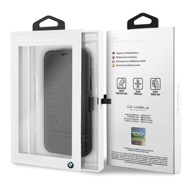 Чехол BMW для iPhone 11 Pro Signature Wallet Case Black (BMFLBKSN58LLSB)