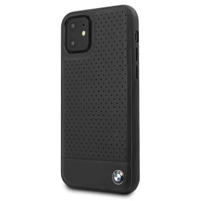 Чехол BMW для iPhone 11 Signature Perforated Black (BMHCN61PEBOBK)