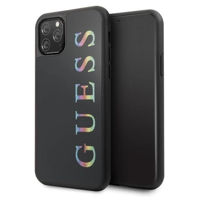 Чохол Guess Glitter Case Logo для iPhone 11 Pro Black (GUHCN58LGMLBK)