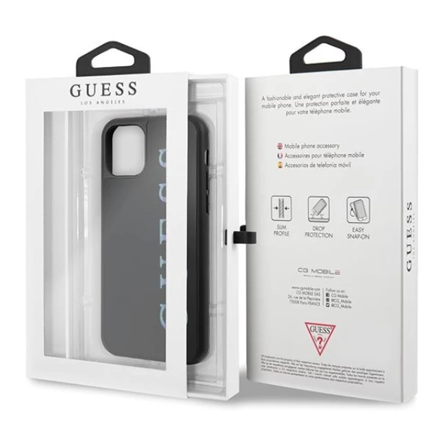 Чохол Guess Glitter Case Logo для iPhone 11 Pro Black (GUHCN58LGMLBK)