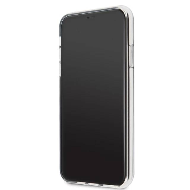 Чехол Guess 4G Peony Glitter для iPhone 11 Pro Max Silver (GUHCN65TPESI)