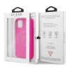 Чехол Guess Silicone 4G Tone On Tone для iPhone 11 Fuchsia (GUHCN61LS4GFU)