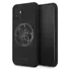 Чохол Guess Silicone 4G Tone On Tone для iPhone 11 Black (GUHCN61LS4GBK)