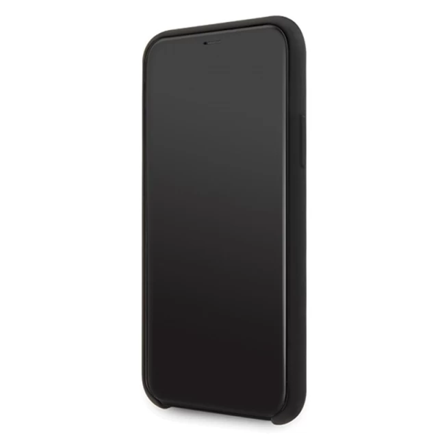 Чехол Guess Silicone 4G Tone On Tone для iPhone 11 Black (GUHCN61LS4GBK)