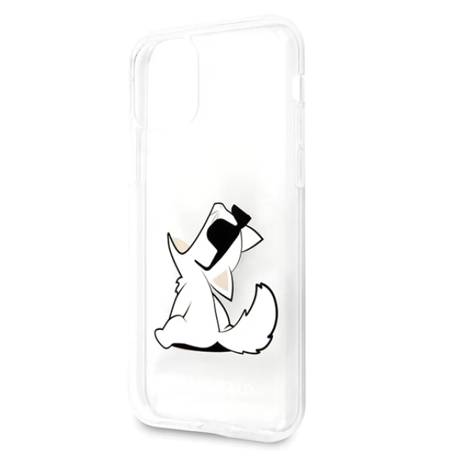 Чехол Karl Lagerfeld Choupette Fun для iPhone 11 Transparent (KLHCN61CFNRC)