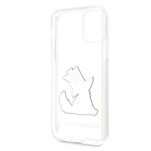 Чохол Karl Lagerfeld Choupette Fun для iPhone 11 Pro Max Transparent (KLHCN65CFNRC)