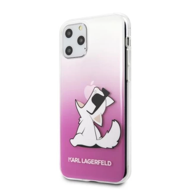 Чехол Karl Lagerfeld Choupette Fun для iPhone 11 Pro Pink (KLHCN58CFNRCPI)