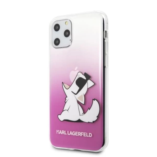 Чохол Karl Lagerfeld Choupette Fun для iPhone 11 Pro Pink (KLHCN58CFNRCPI)