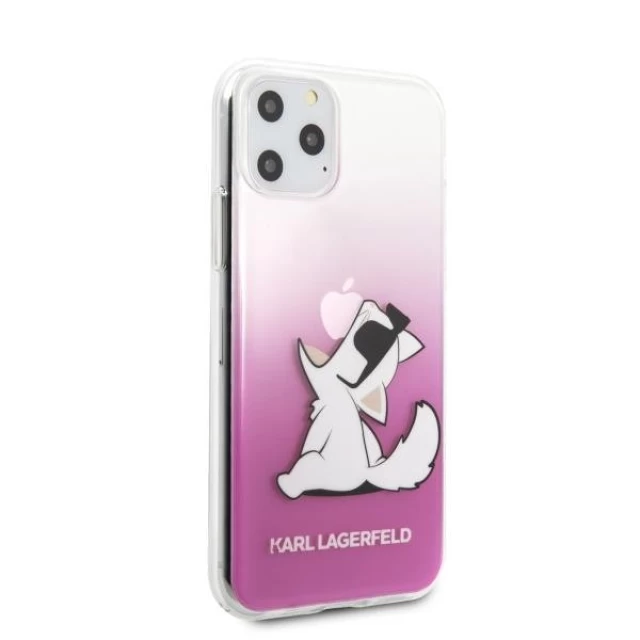 Чехол Karl Lagerfeld Choupette Fun для iPhone 11 Pro Pink (KLHCN58CFNRCPI)