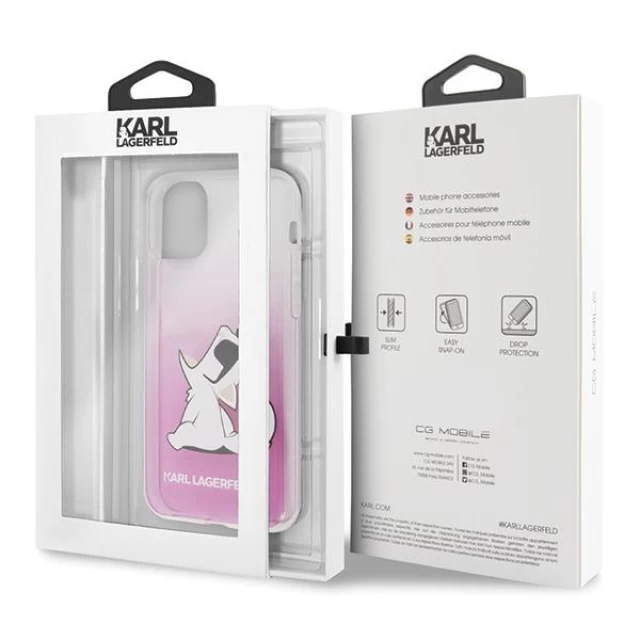 Чохол Karl Lagerfeld Choupette Fun для iPhone 11 Pro Pink (KLHCN58CFNRCPI)