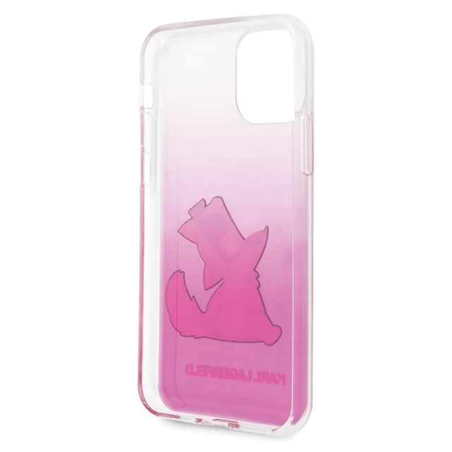 Чехол Karl Lagerfeld Choupette Fun для iPhone 11 Pink (KLHCN61CFNRCPI)