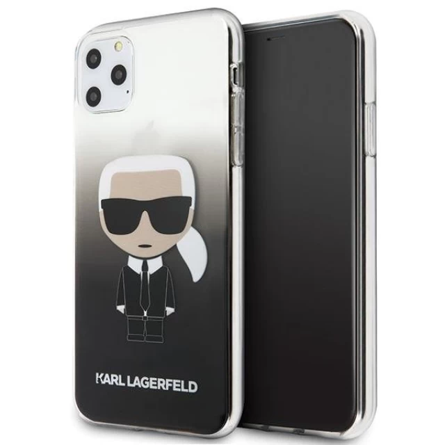 Чохол Karl Lagerfeld Iconic Karl для iPhone 11 Pro Max Black (KLHCN65TRDFKBK)