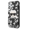 Чехол Karl Lagerfeld Flower Iconic Karl для iPhone 11 Pro Black (KLHCN58FLFBBK)